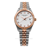 REGAN HARNEY LADY MONODATE RH013-01 Combination Silver Rosegold Dial White Stainless Steel